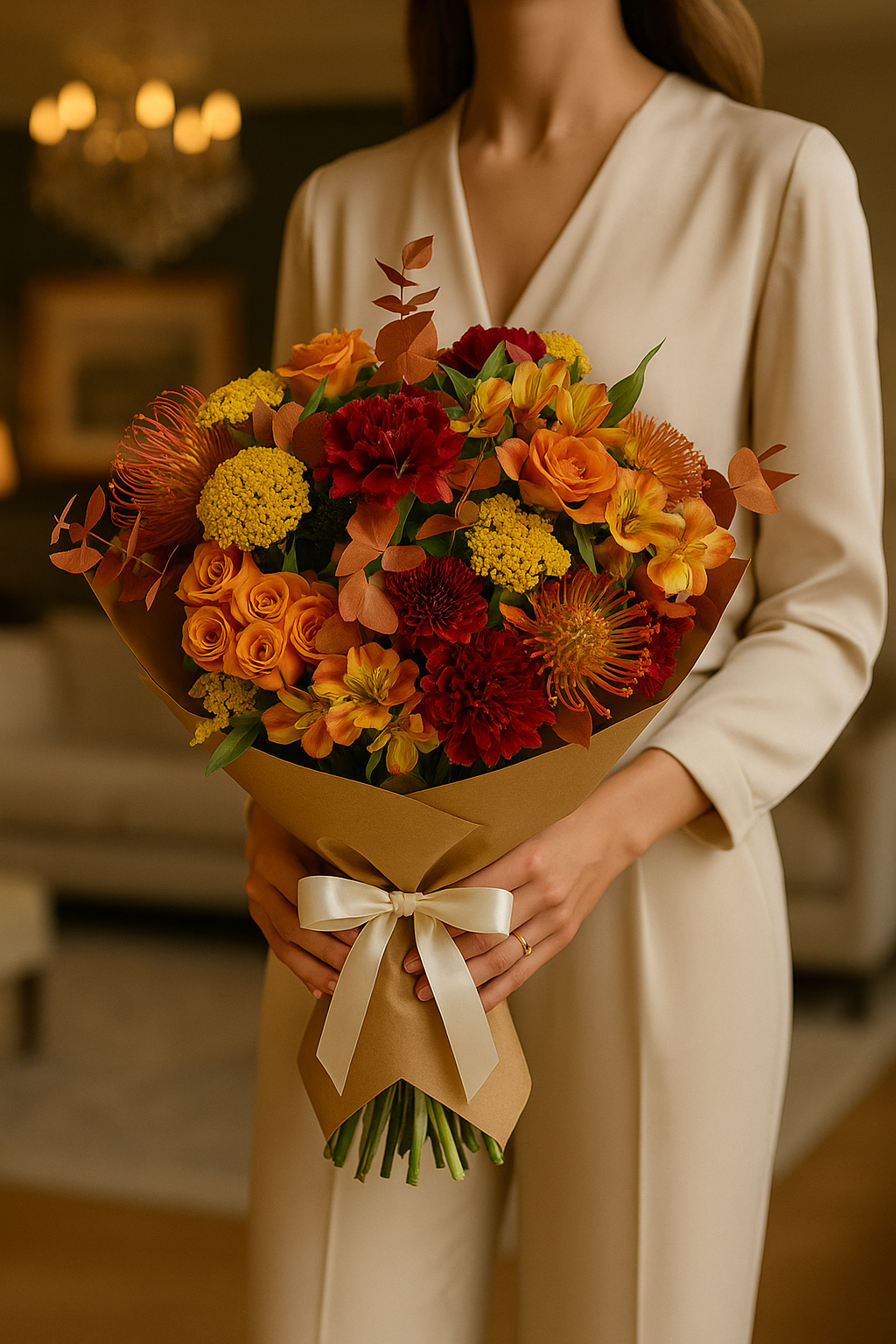Autumn Ember Luxury Flower Bouquet