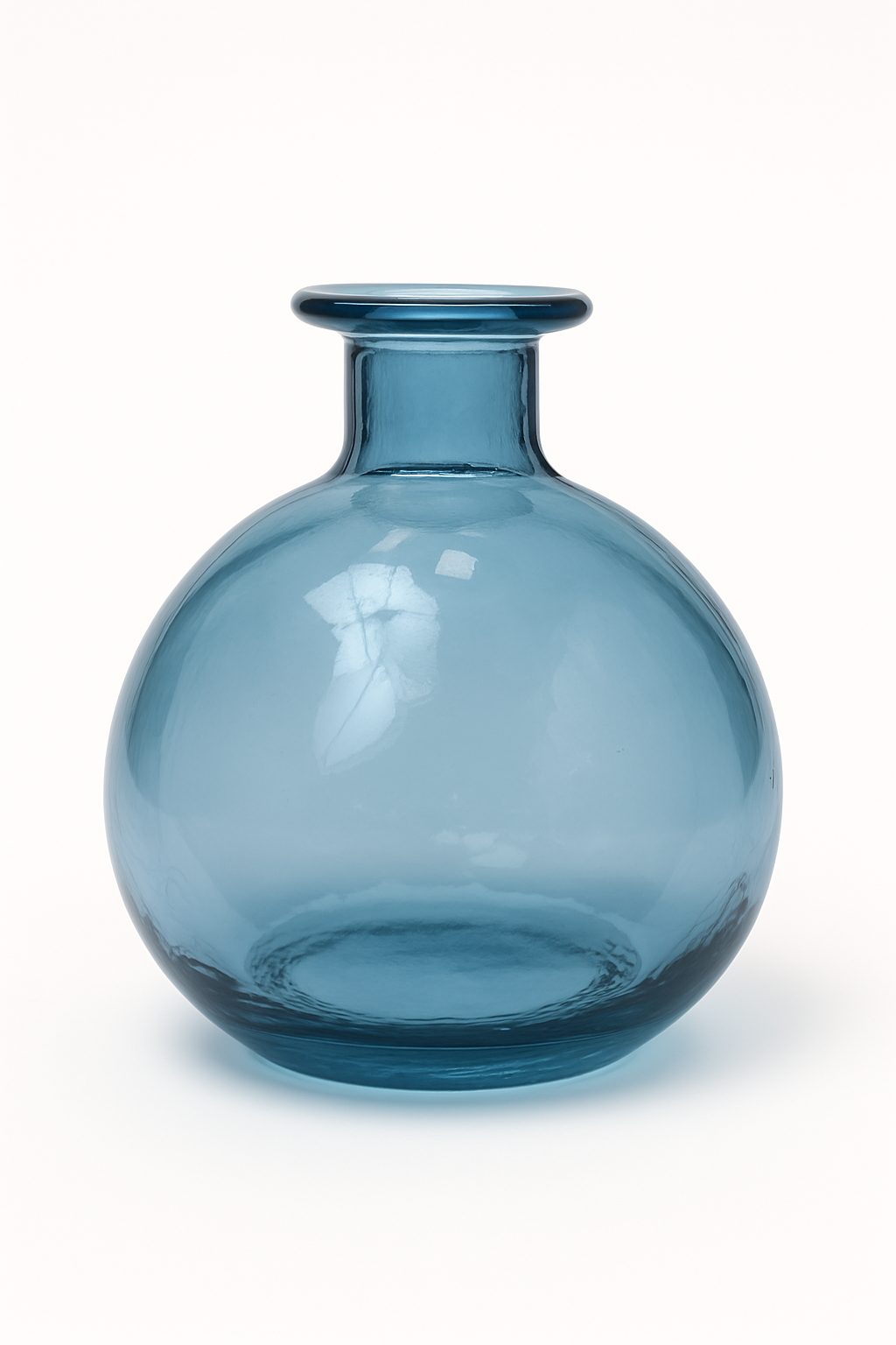Azure Bubble Glass Vase