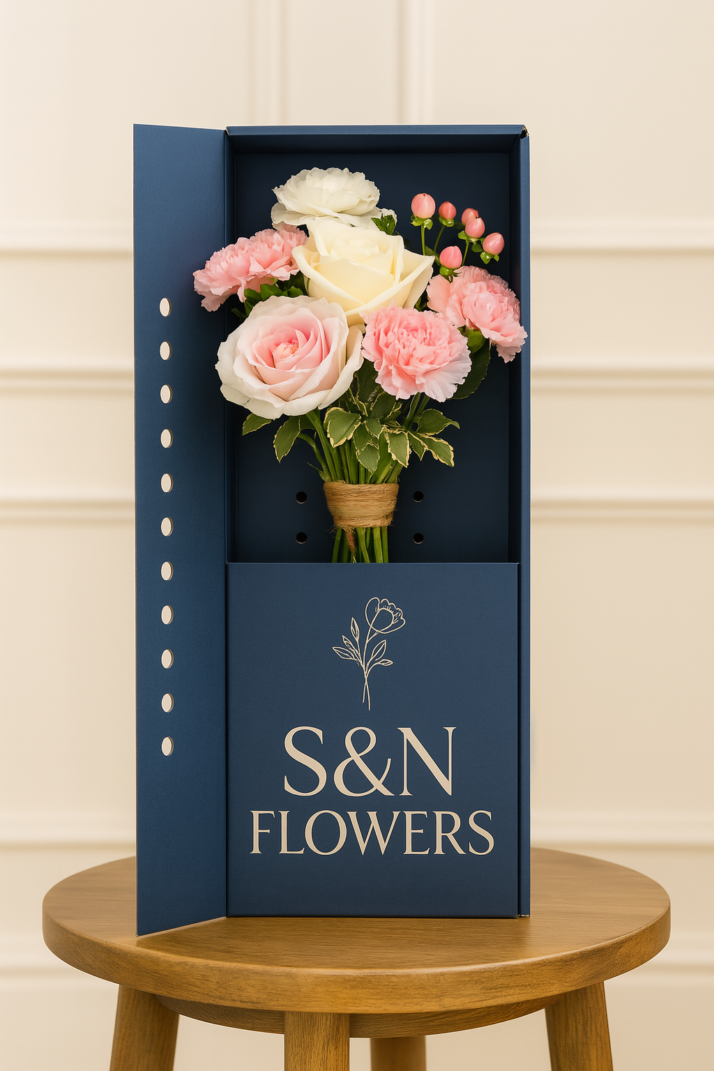 Blush Harmony Letterbox Flowers