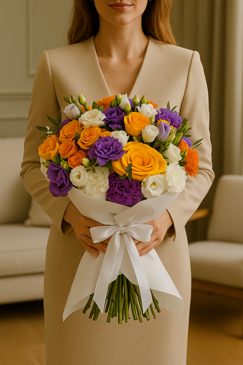 Carnival Charm – Bold Mixed Colour Bouquet