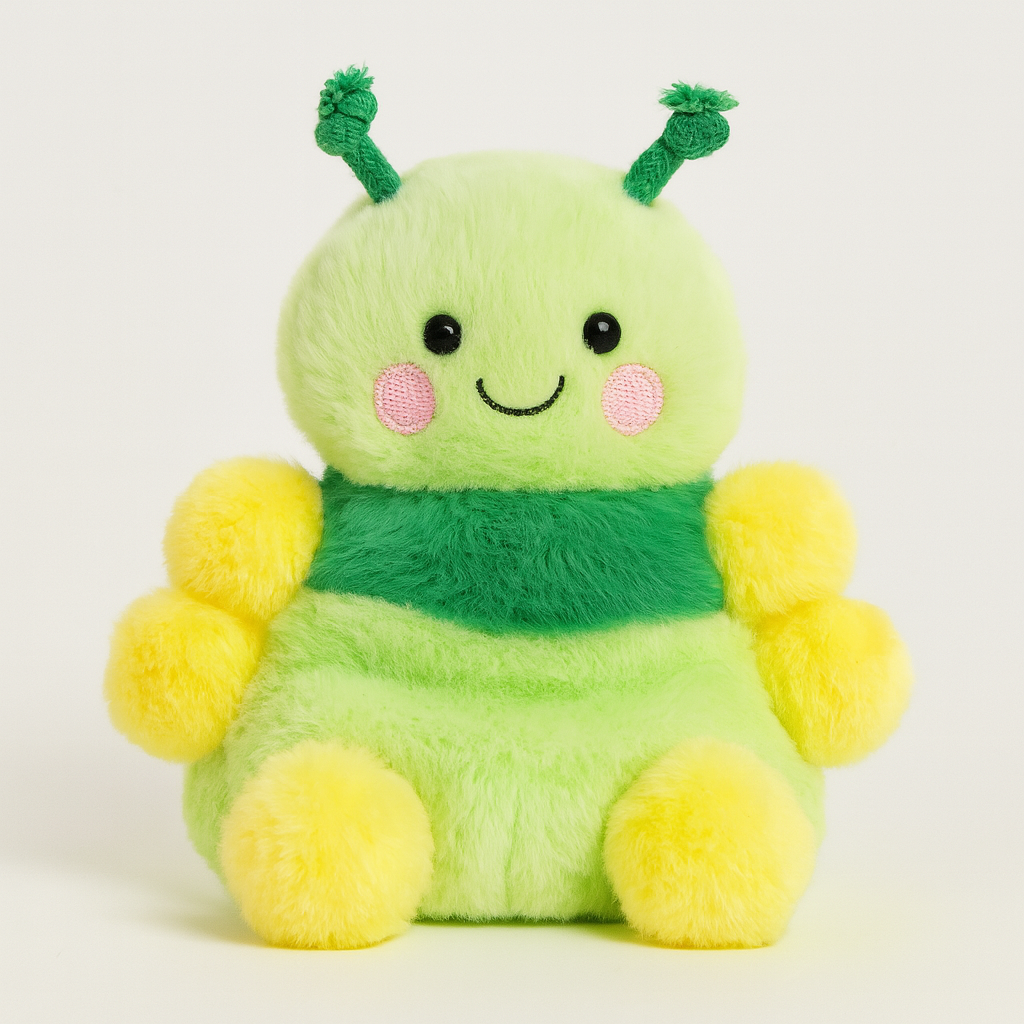 Caterpillar Palm Pal – Cute Mini Plush Bug Toy