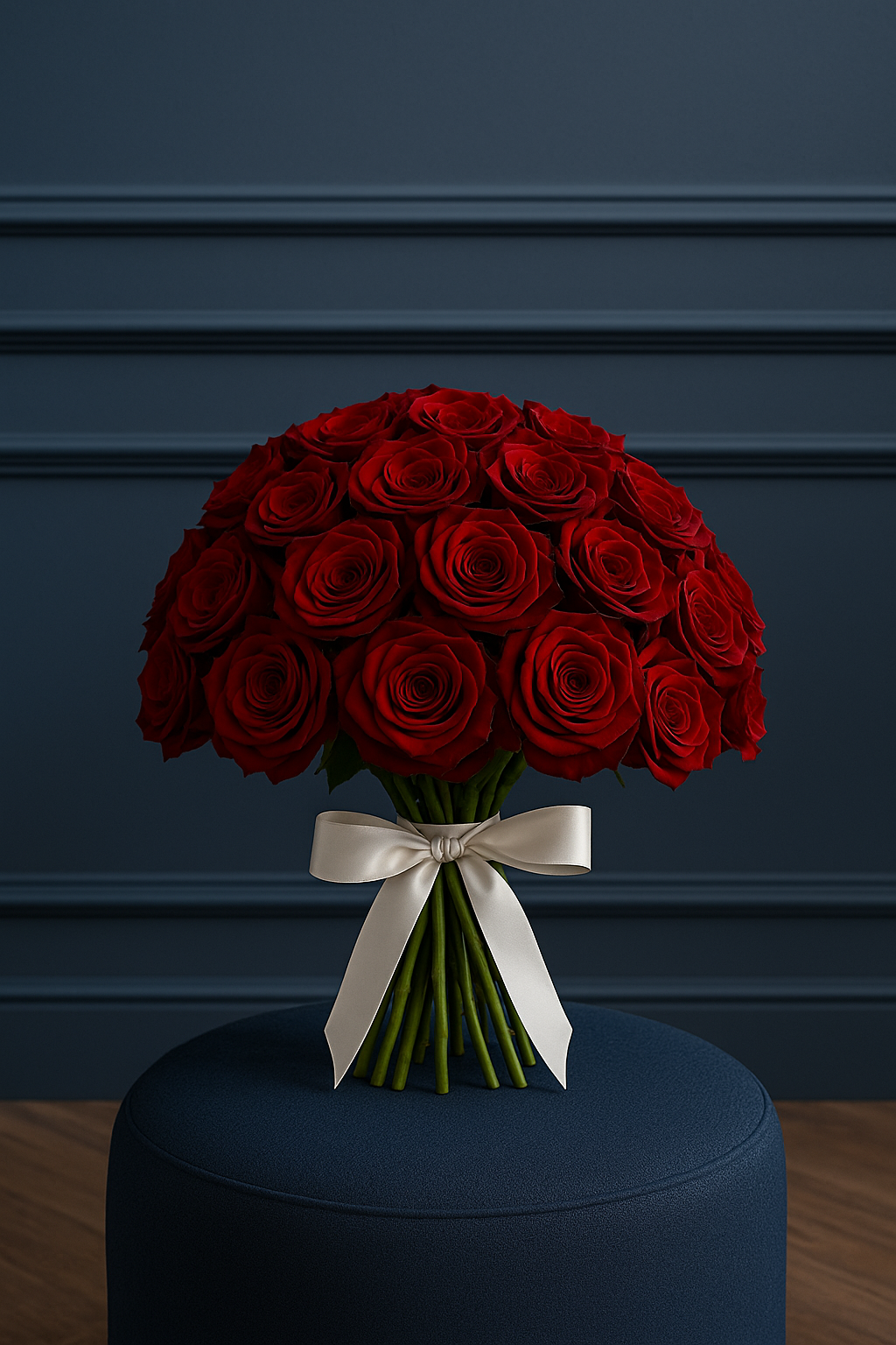 Classic Red Rose Bouquet – 24 Stems
