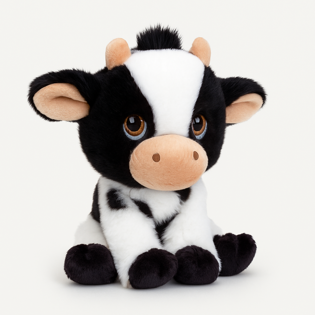 Keeleco Cow Eco-Friendly Plush Calf Toy