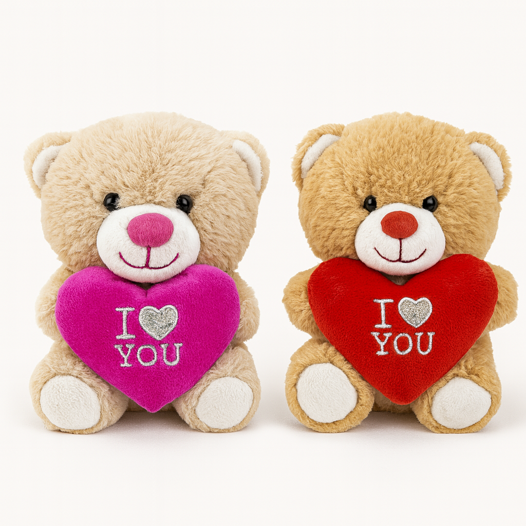 Love Heart Bear – “I ❤️ You” Plush Teddy