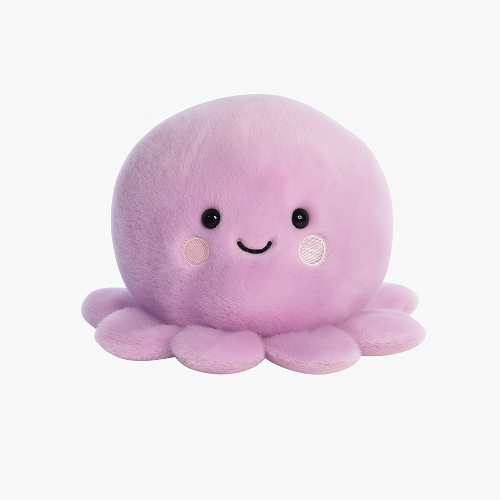Octopus Palm Pal – Mini Plush Purple Octopus Toy