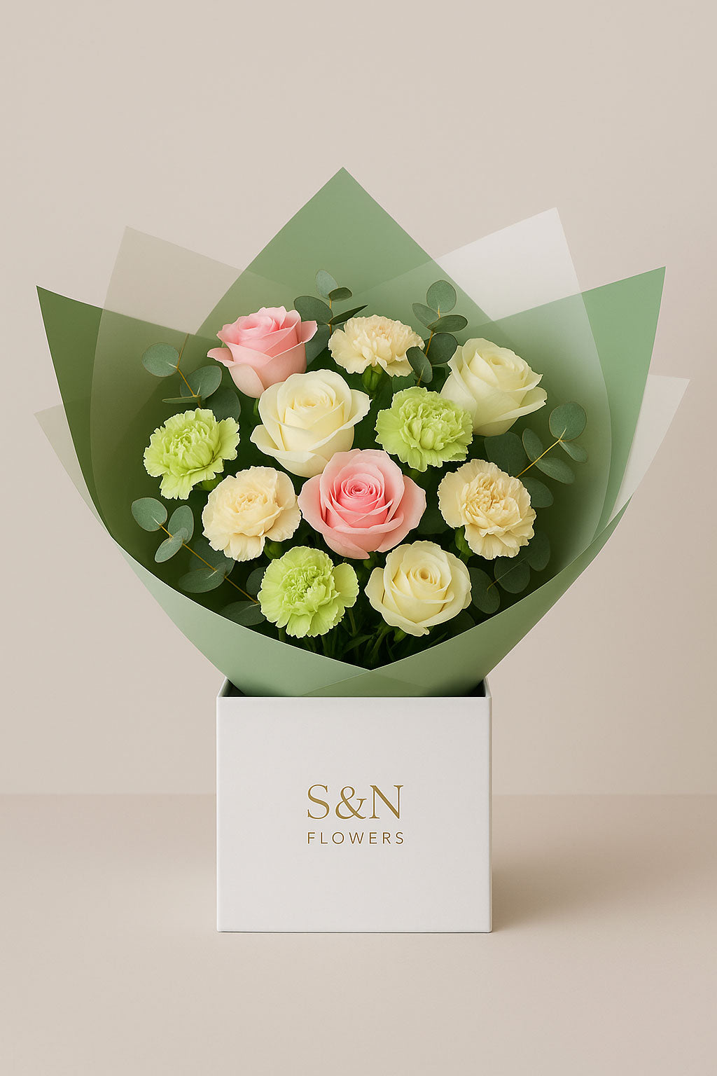 Pastel Garden Bloom Flower Bouquet