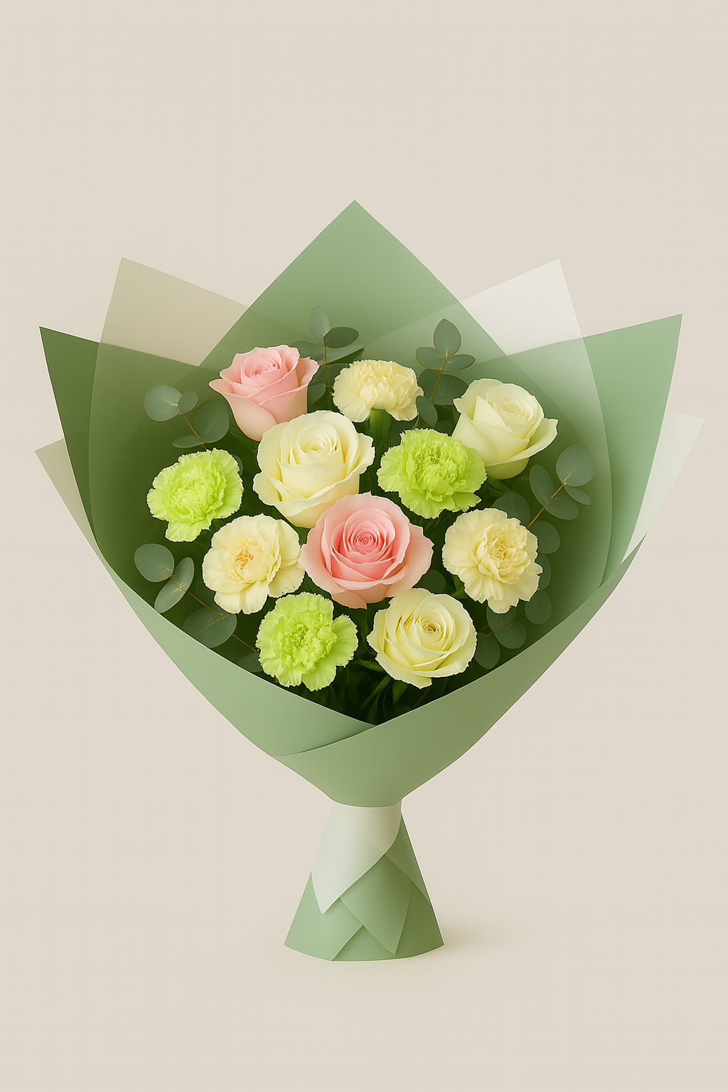 Pastel Garden Bloom Flower Bouquet