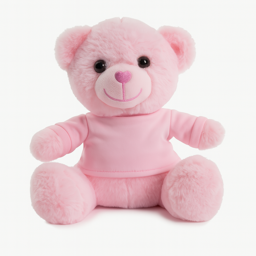 Pink Teddy Bear with T-Shirt