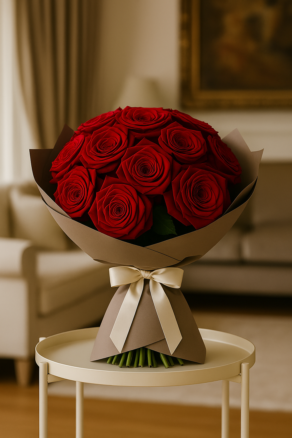 Timeless Love – Red Naomi Rose Bouquet