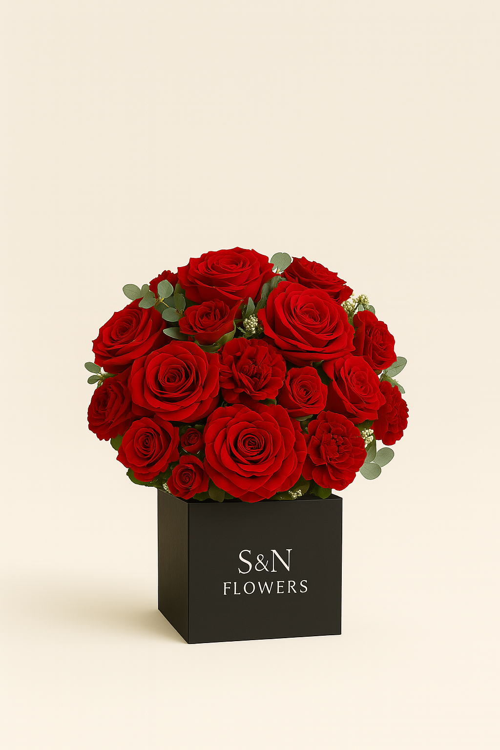 Velvet Rouge Luxury Red Rose Bouquet