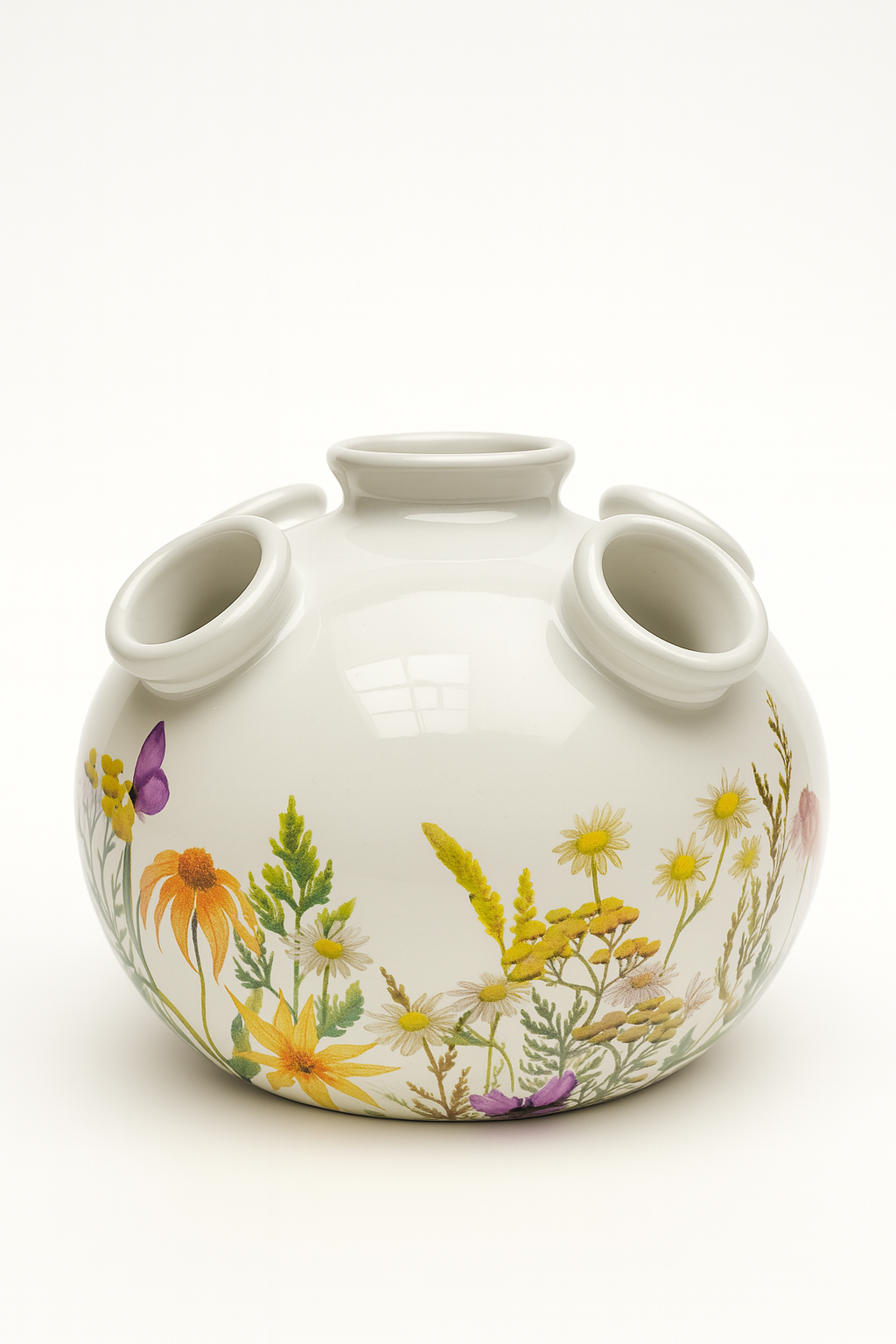 Wildflower Meadow Ceramic Multi-Stem Vase