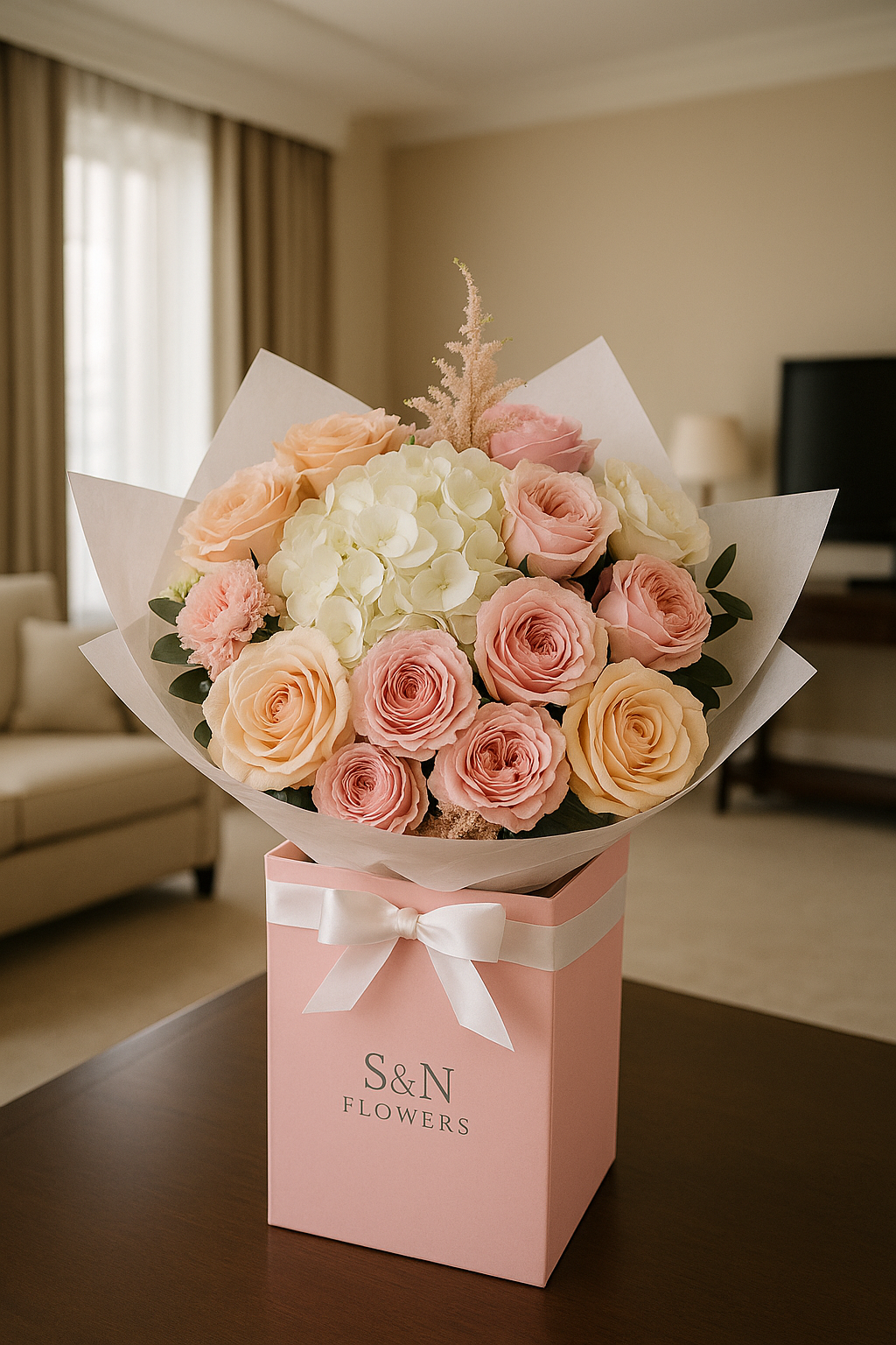 Peach Blossom Elegance